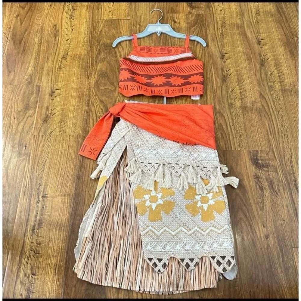 Disney Moana Costume set outfit, shoes and toy